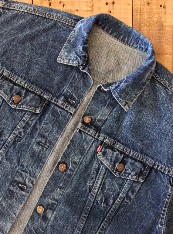 Levis Oversized Denim Jacket Large  / Vintage Jea… - image 9