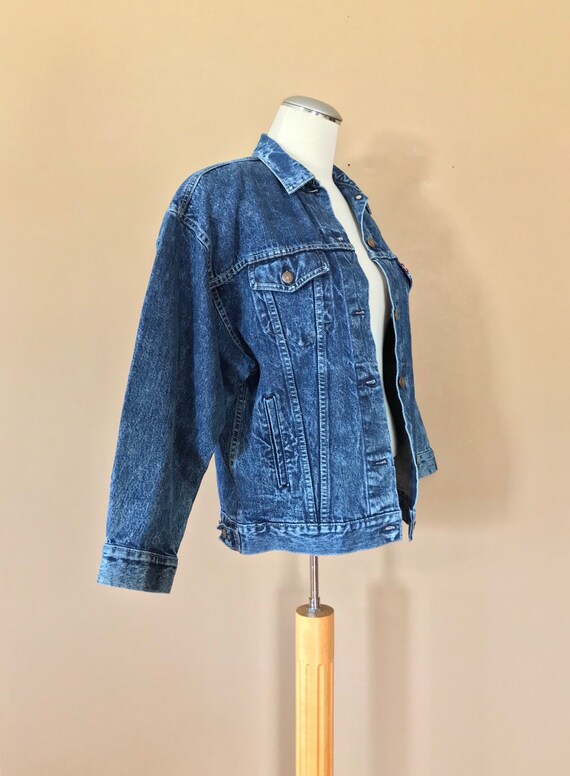 Levis Oversized Denim Jacket Large  / Vintage Jea… - image 5