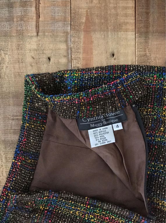 90s Skirt/Pleated Plaid Skirt/90s Skirt/90s Pleat… - image 9