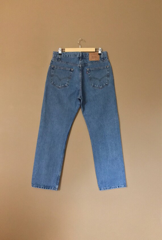 Waist 32 Levis 505 High Waisted Jeans/ Levis 505/… - image 4