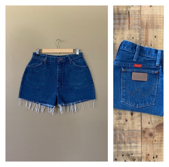 high waisted jean shorts 90s