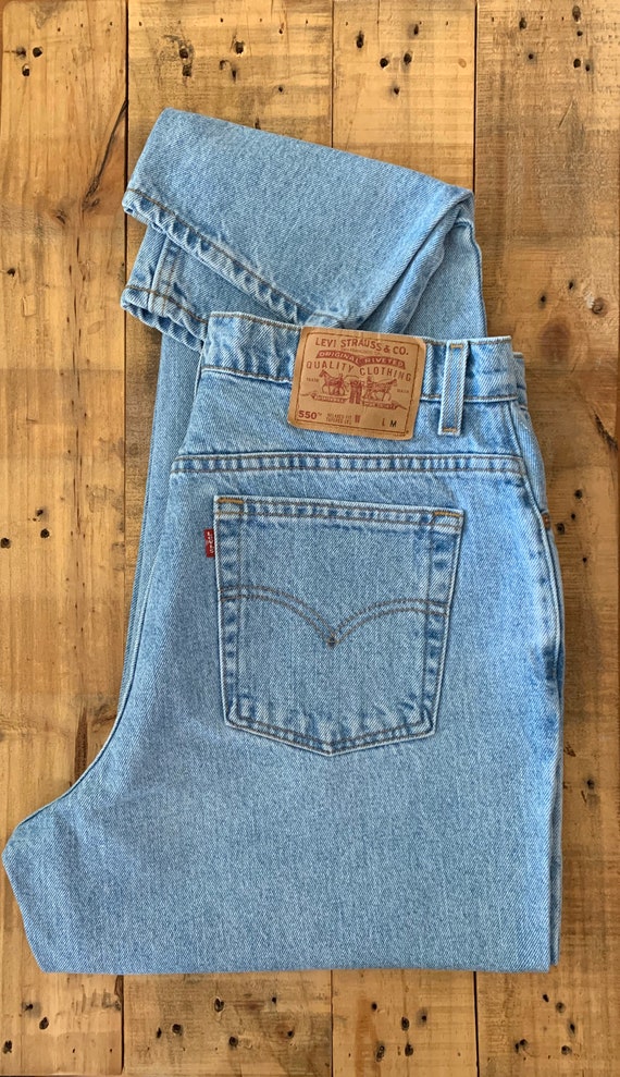 34/35" Levis High Waisted Jeans Tapered / Levis 5… - image 6