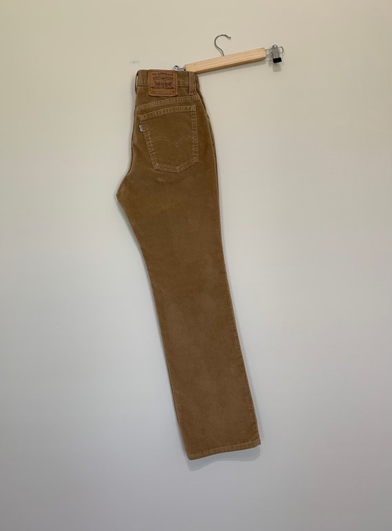 30”/31” Levis 917 Corduroy Pants Camel High Waist… - image 6