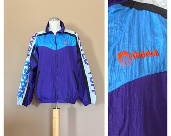 1990s Oversized Windbreaker / 90s Hip Hop Clothing / Jacket / 80s Windbreaker / 80s Clothing / 90s jacket / 80s Jacket / 90s Clothing
