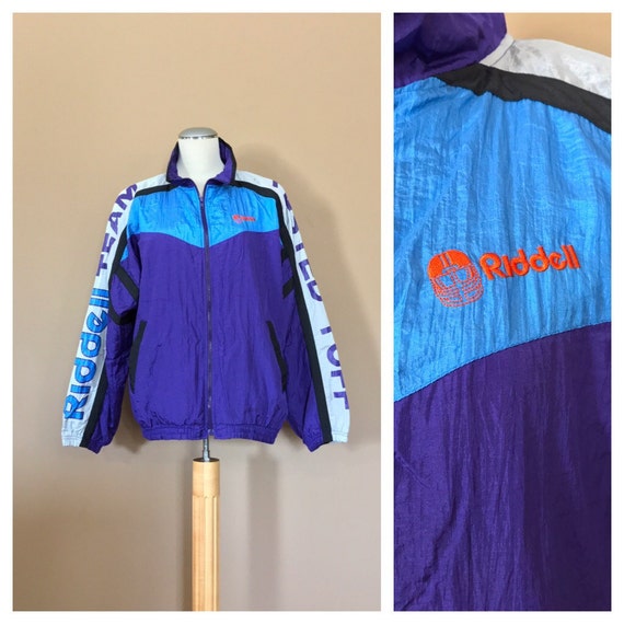 1990s Oversized Windbreaker / 90s Hip Hop Clothin… - image 1