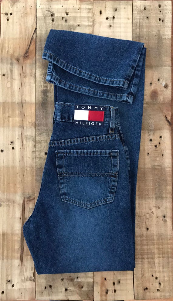 24" Tommy Hilfiger High Waisted Jeans / 90s Jeans… - image 3
