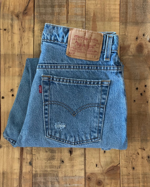 31" Levis 512 High Waisted Jeans Slim Fit Straigh… - image 8