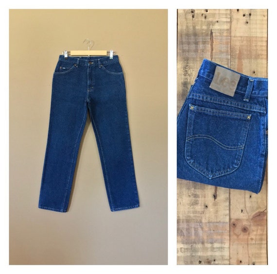 30" Lee High Waisted Jeans Women/90s Lee Jeans/Vin