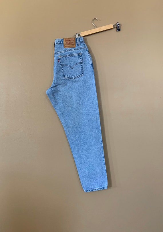 34/35" Levis High Waisted Jeans Tapered / Levis 5… - image 7