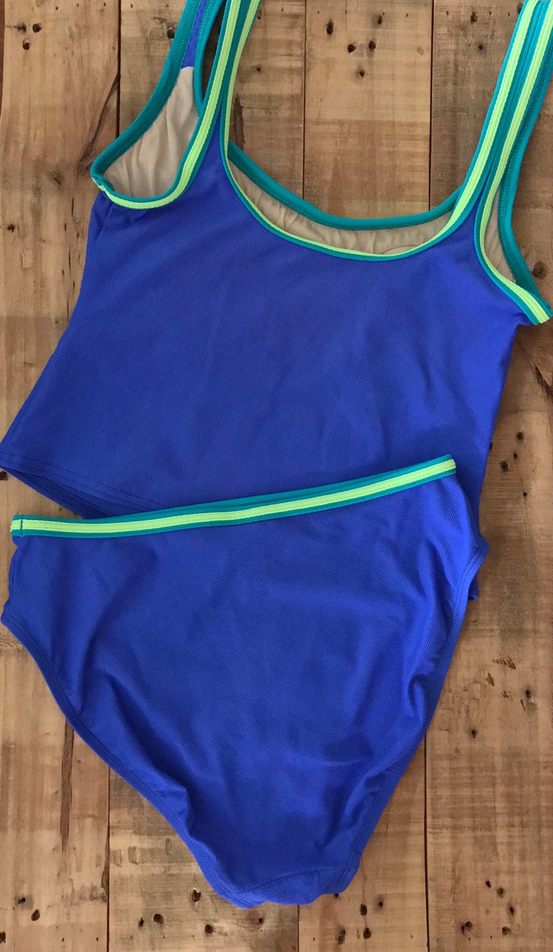 Vintage Bikini High Waist High Cut Bikini / Bikini Set / 90s Etsy