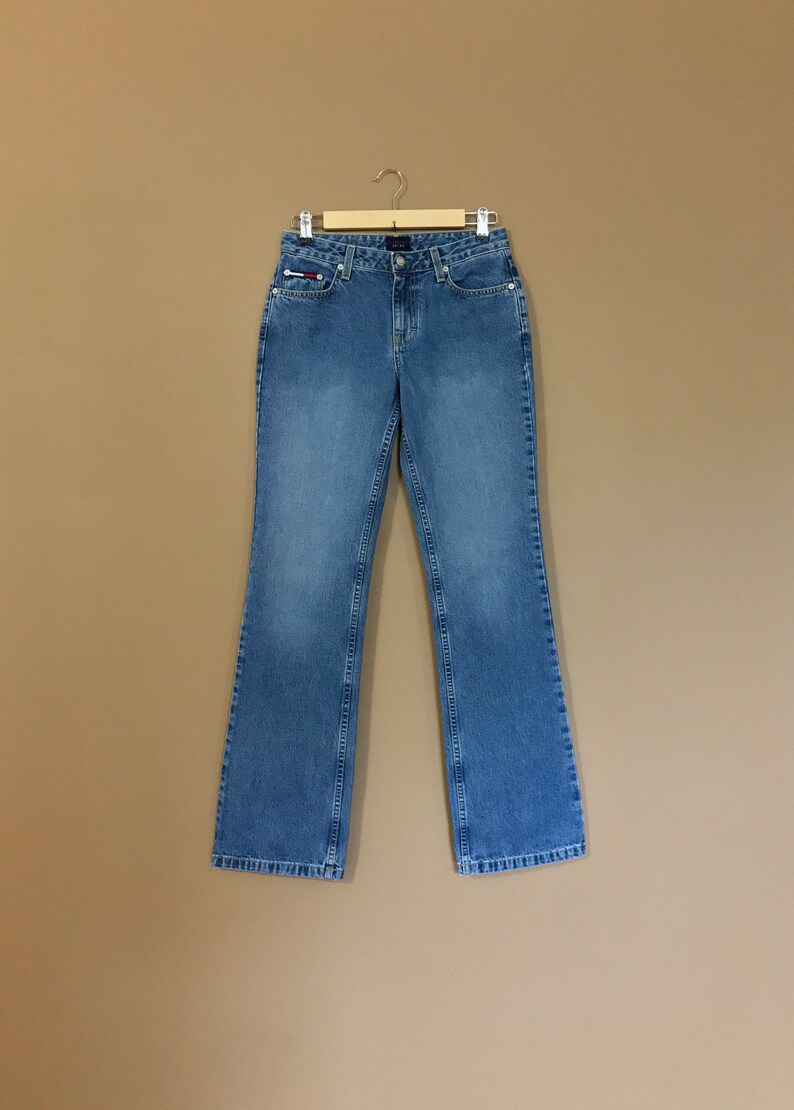 Tommy Hilfiger Jeans High Waisted Jeans 90s JeansVintage High Waisted JeansMom JeansAcid Wash Jeans80s Jordache Jeans Guess Jeans