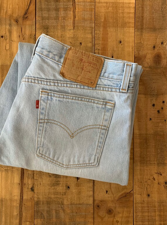 35" Levis High Waisted Jeans Straight Leg / Levis… - image 9