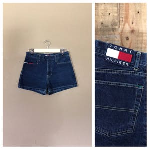 tommy hilfiger jean shorts vintage