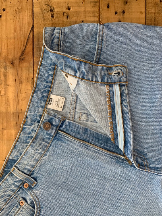 34/35" Levis High Waisted Jeans Tapered / Levis 5… - image 10