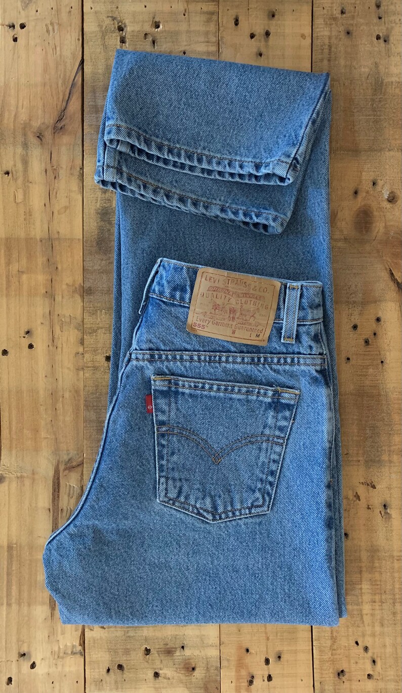 29/30” Levis High Waisted Jeans / Levis 555 Straight Leg / 90s Levis Jeans / Vintage High Waisted Jeans Straight Leg / Levis Guys Fit image 5