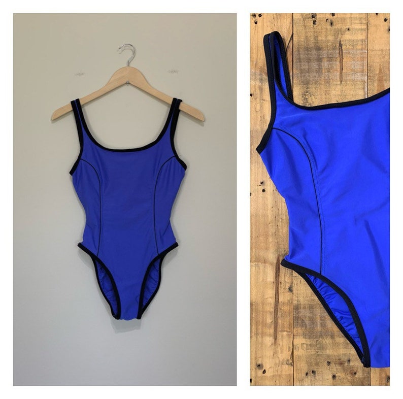 90s High Cut Swimsuit One Piece High Thigh / 90s Swimsuit / | Etsy