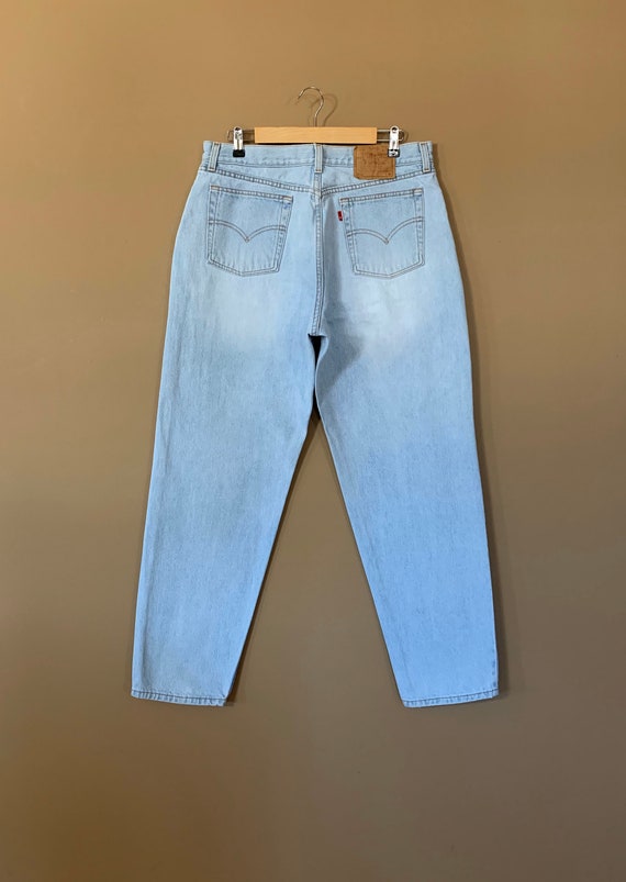 35" Levis High Waisted Jeans Straight Leg / Levis… - image 4