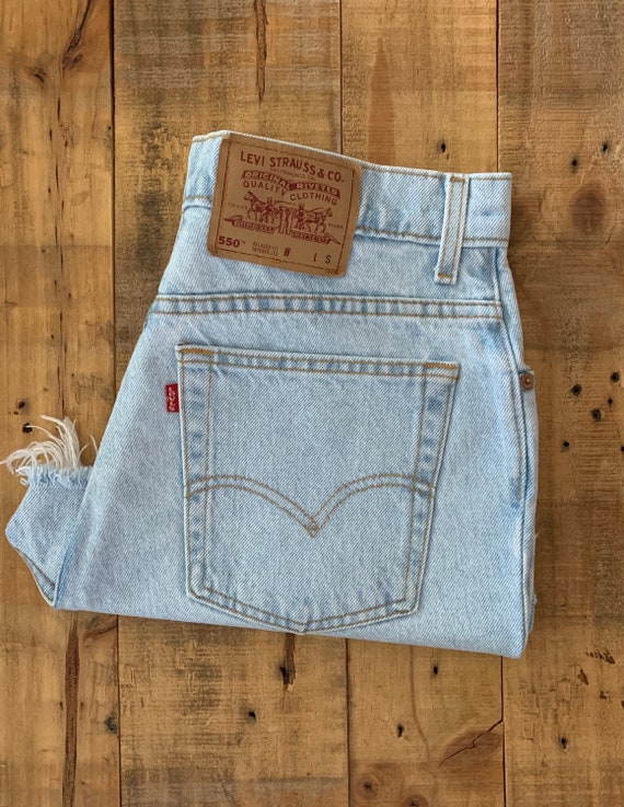 31/32” Levis High Waisted Shorts / 90s Levis Shor… - image 8