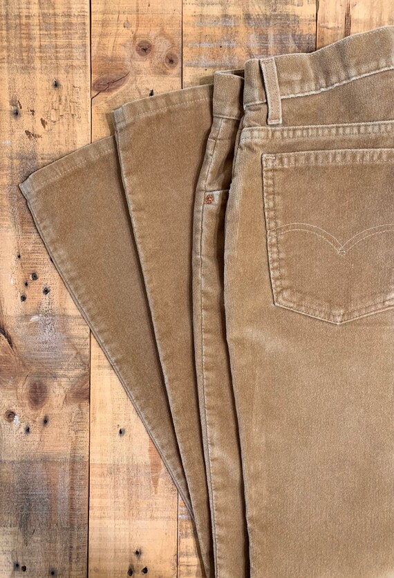 30”/31” Levis 917 Corduroy Pants Camel High Waist… - image 8