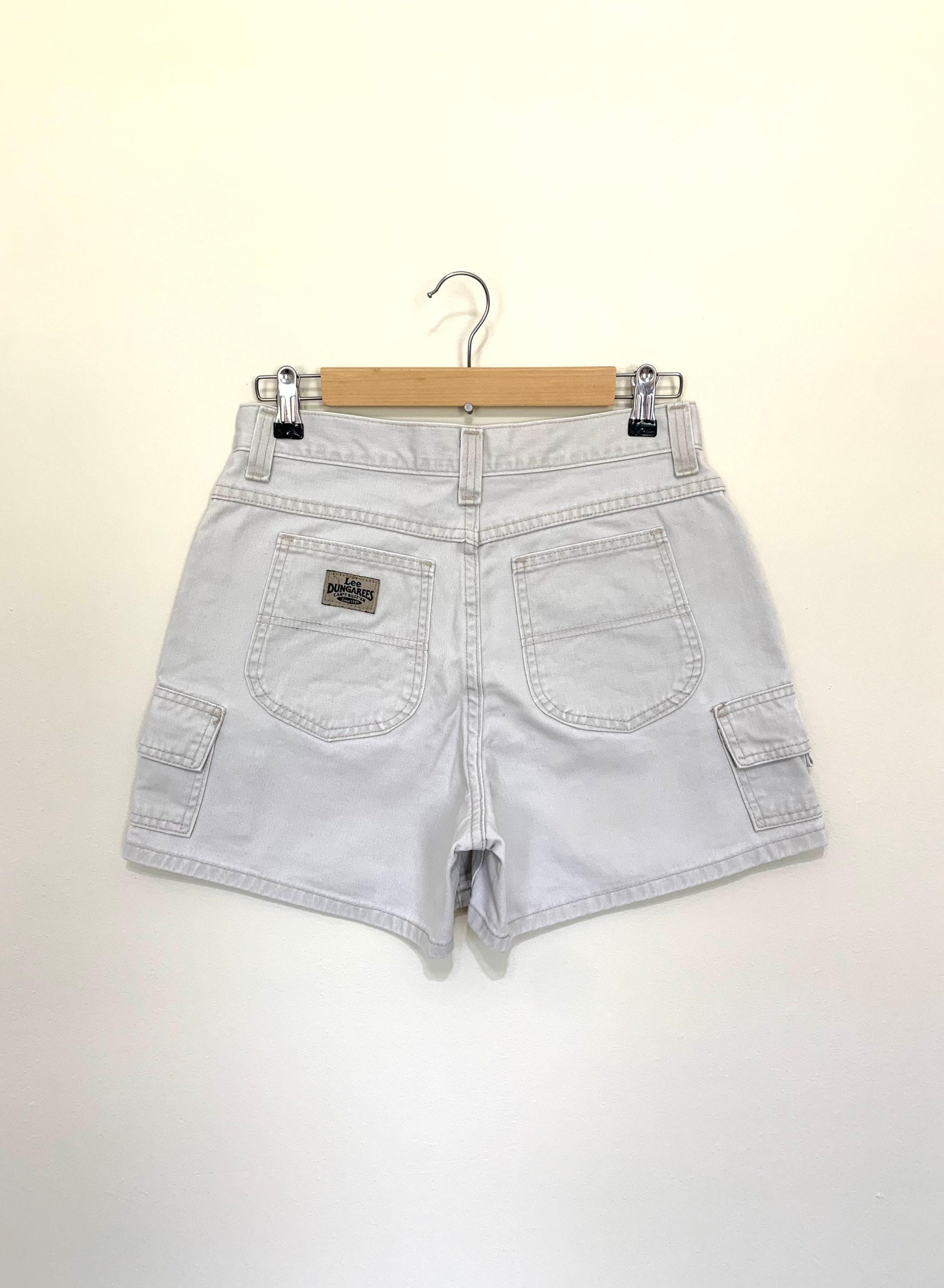 29/30 90s Lee Khaki High Waisted Shorts Cotton / 90s Khaki Etsy