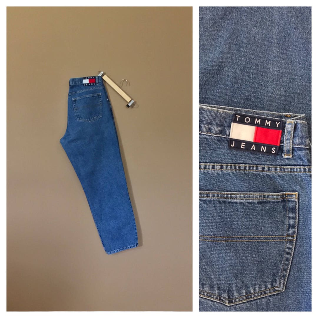 90s Tommy Hilfiger Denim Jeans / 90s Jeans/distressed Jeans / Mens 90s Jeans  - Etsy