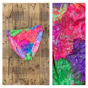 90’s Bikini Bottoms High Thigh Cut Medium / High Cut Bikini / Bikini Bottom/ 90s Bikinki / Vintage Bikini / Cheeky Bikini / Brazilian Bikini