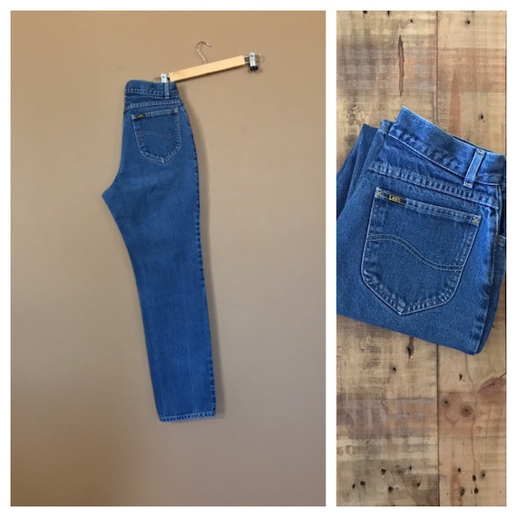 26" Lee High Waisted Jeans/90s Jeans/Vintage High