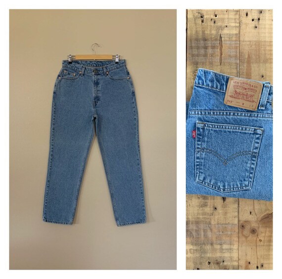 32” Levis 512 High Waisted Jeans Light Wash / Levi