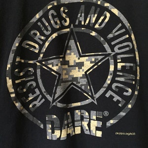 90年代 D.A.R.E Tシャツ / 90年代 グランジ Tシャツ / バンド シャツ / バンド Tシャツ / DARE シャツ / D.A.R.E / バンド Tシャツ 画像 3