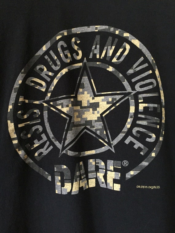 90s D.A.R.E Tee / 90s Grunge Tee / Band Shirt / B… - image 3