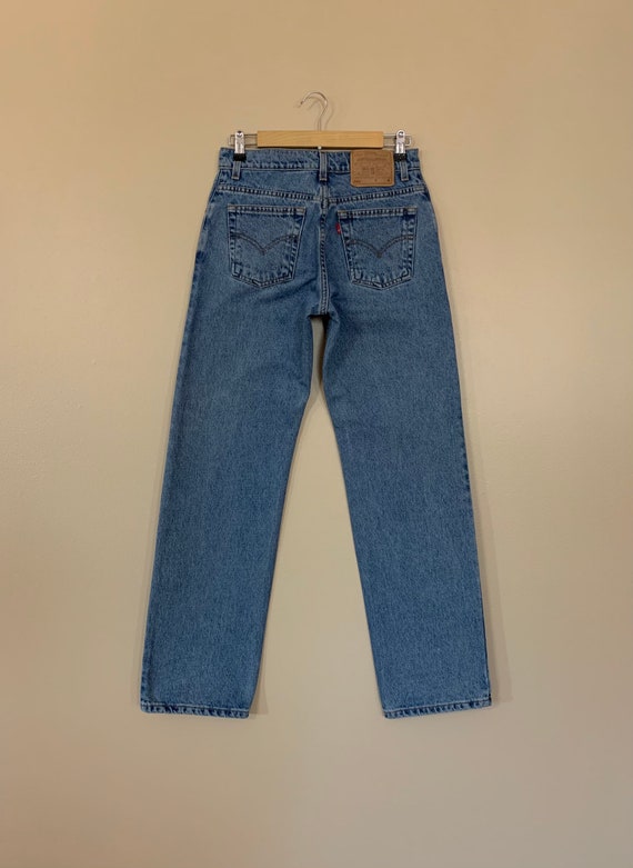 29/30” Levis High Waisted Jeans / Levis 555 Strai… - image 4