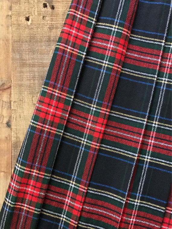 90s Plaid Skirt/Pleated Plaid Skirt/90s Skirt/90s… - image 6