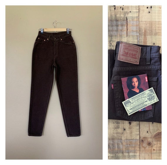 27/28" Levis 512 High Waisted Jeans/90s Jeans/Vint