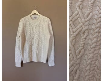 90s Oversized Wool Sweater / Vintage Wool Sweater /90s Sweater /Grunge Sweater / 90s Sweater /Ugly Sweater /90s clothing / Oversized Sweater