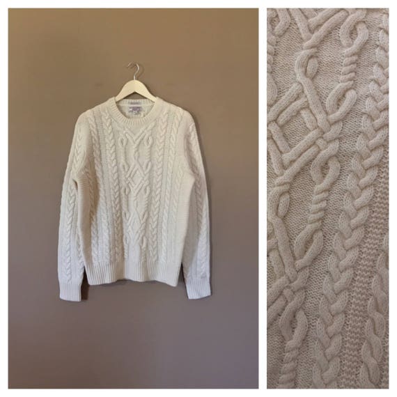 90s Oversized Wool Sweater / Vintage Wool Sweater