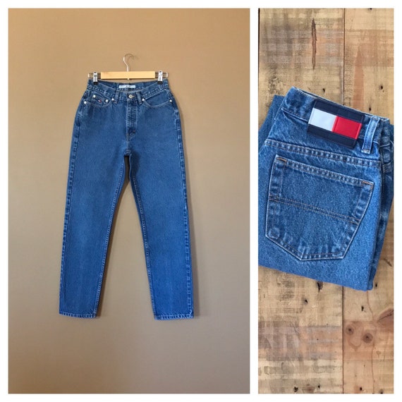 27” Tommy Hilfiger High Waisted Jeans / 90s Tommy