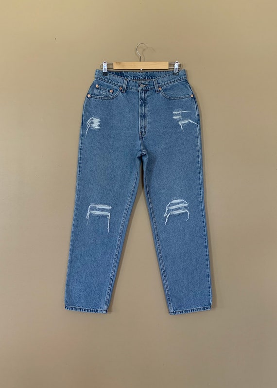 31" Levis 512 High Waisted Jeans Slim Fit Straigh… - image 2