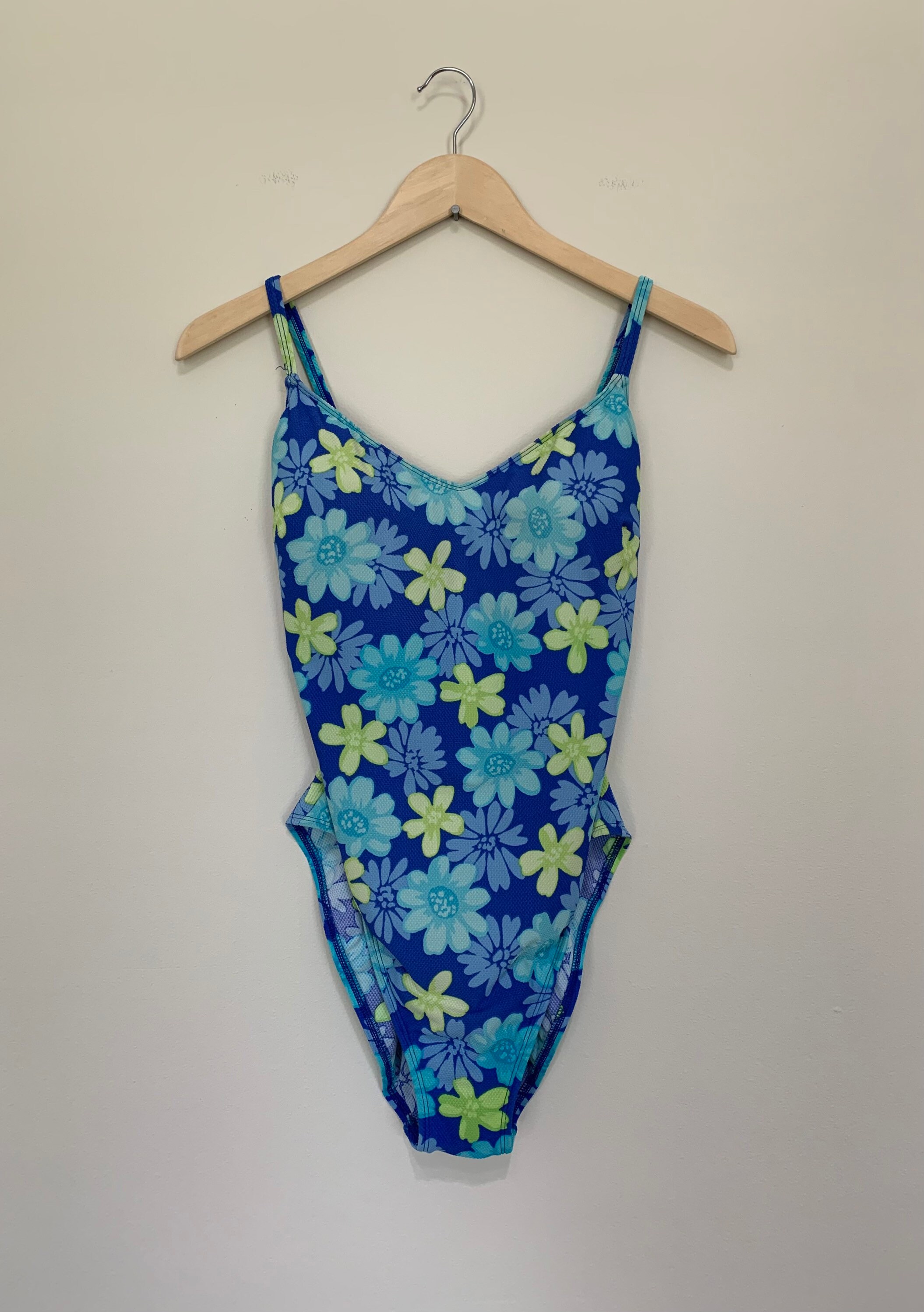90s XL High Cut Swimsuit One Piece High Thigh / 90s Swimsuit Etsy