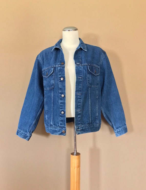 90s Gap Denim Jacket Medium / Vintage Jean Jacket… - image 2