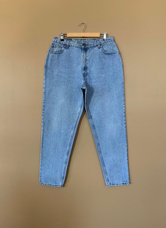 34/35" Levis High Waisted Jeans Tapered / Levis 5… - image 3