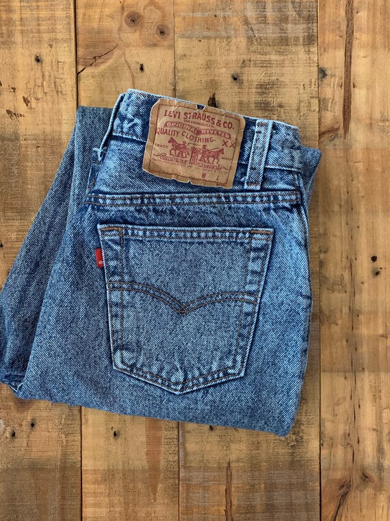 27"/28" Levis 501 Jeans High Waisted Button Fly /… - image 10