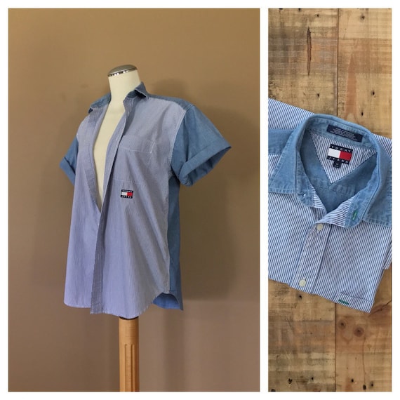 Tommy Hilfiger Shirt / 90s Button Up / Fresh Princ
