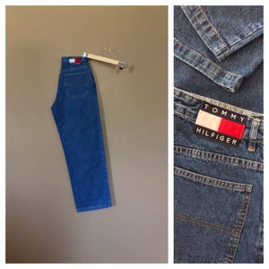 31&quot; Tommy Hilfiger Jeans hoch tailliert / 90er Jahre Tommy Hilfiger Jeans / Vintage hoch taillierte Jeans Damen Tommy Hilfiger