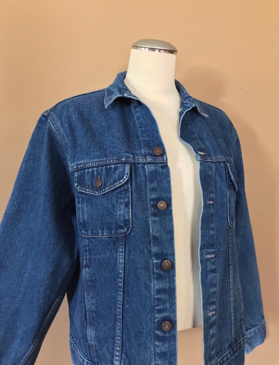 90s Gap Denim Jacket Medium / Vintage Jean Jacket… - image 6