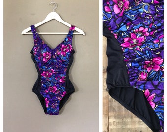 90s Swimsuit One Piece Vintage 80s Swimsuit / 90s Bikinki / Vintage Bikini / Vintage Swimsuit / 90s High Waisted Swimsuit