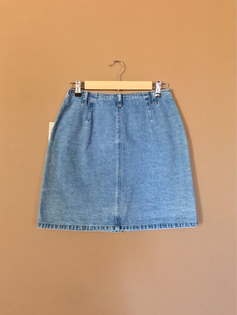 27 High Waisted Denim Skirt/90s Denim Skirt/jean | Etsy