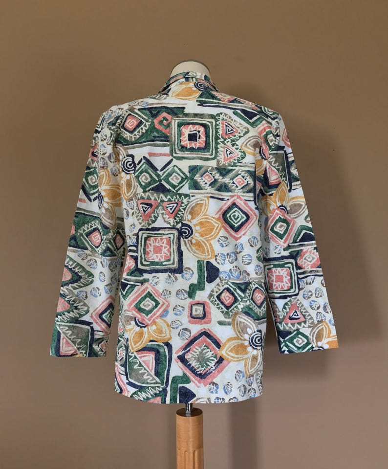 90s Blazer / 90s Windbreaker / 90s Jacket / 80s Blazer / 90s Hip Hop Clothing / 80s Clothing / 90s Clothing / 80s Jacket /90s Sports Coat image 4