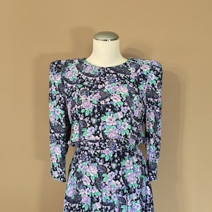 Vintage 70s Dress / Vintage Dress / 80s Dress / 80s Clothing / White Dress / Vintage Dress / Plus Size Dress