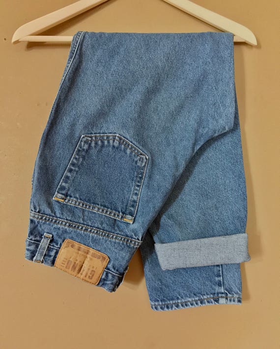 Size 12 High Waisted Jeans/Levis 550/90s Jeans/Vi… - image 4