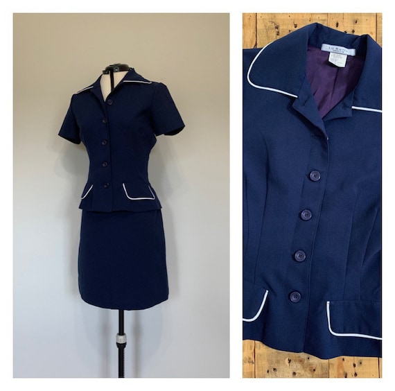 Two Piece Skirt Outfit Two Piece Set / 90’s Outfit